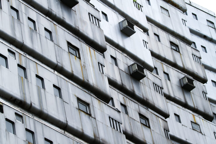 Shinjuku Metabolism Tower: bold, modern architecture in the city skyline.