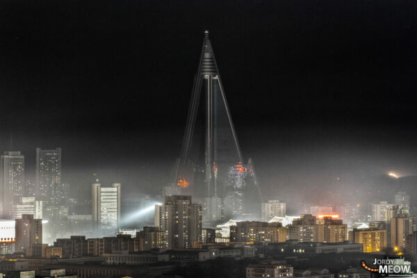 Stunning urban landscape of Pyongyang, North Korea showcasing modern and traditional architecture.