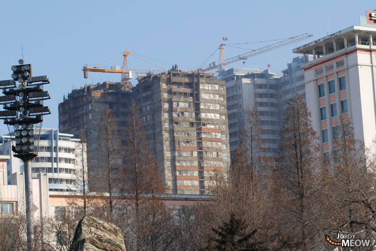 Muddy Building in Pyongyang