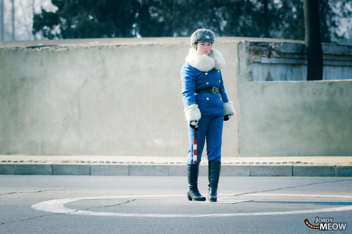 Traffic Lady in Pyongyang