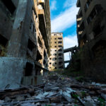 Exploring Gunkanjima: Abandoned Cityscape in Nagasaki, Japan.