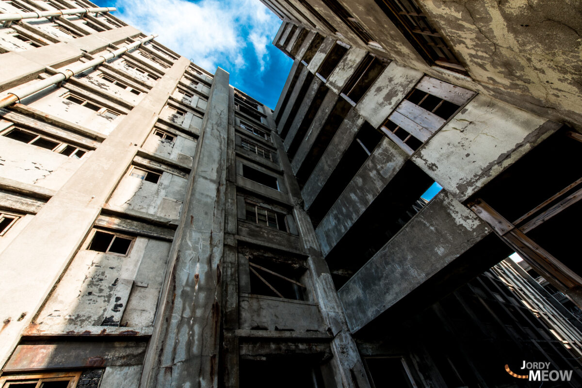 Footbridge between Block 51 and 16 on Gunkanjima