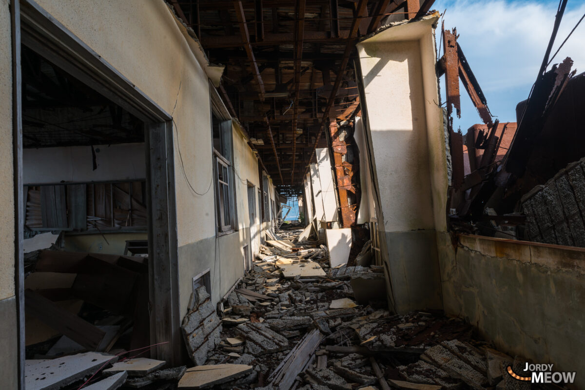 Last floor at the Gunkanjima School