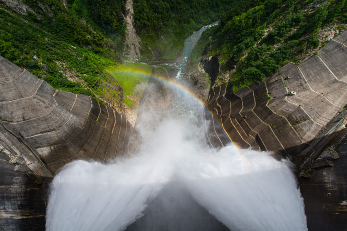 Floodgates of the Kurobe Dam