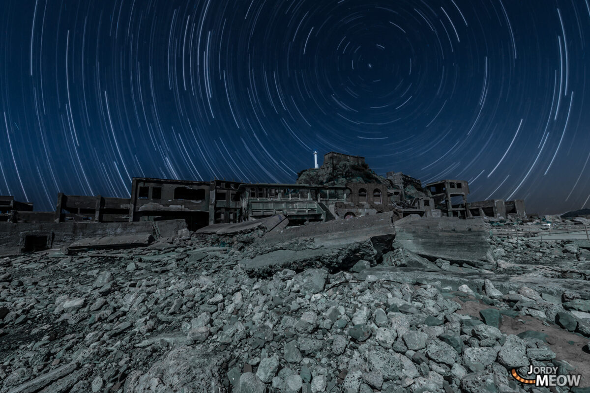 Gunkanjima Star Trail