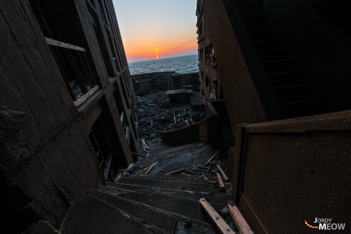 abandoned, asia, gunkanjima, haikyo, japan, japanese, kyushu, nagasaki, ruin, urban exploration, urbex