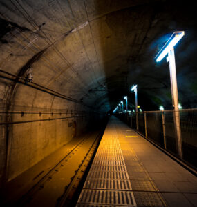 Explore the Depths: Doai Station in Gunma Prefecture, Japan, a surreal and captivating experience.