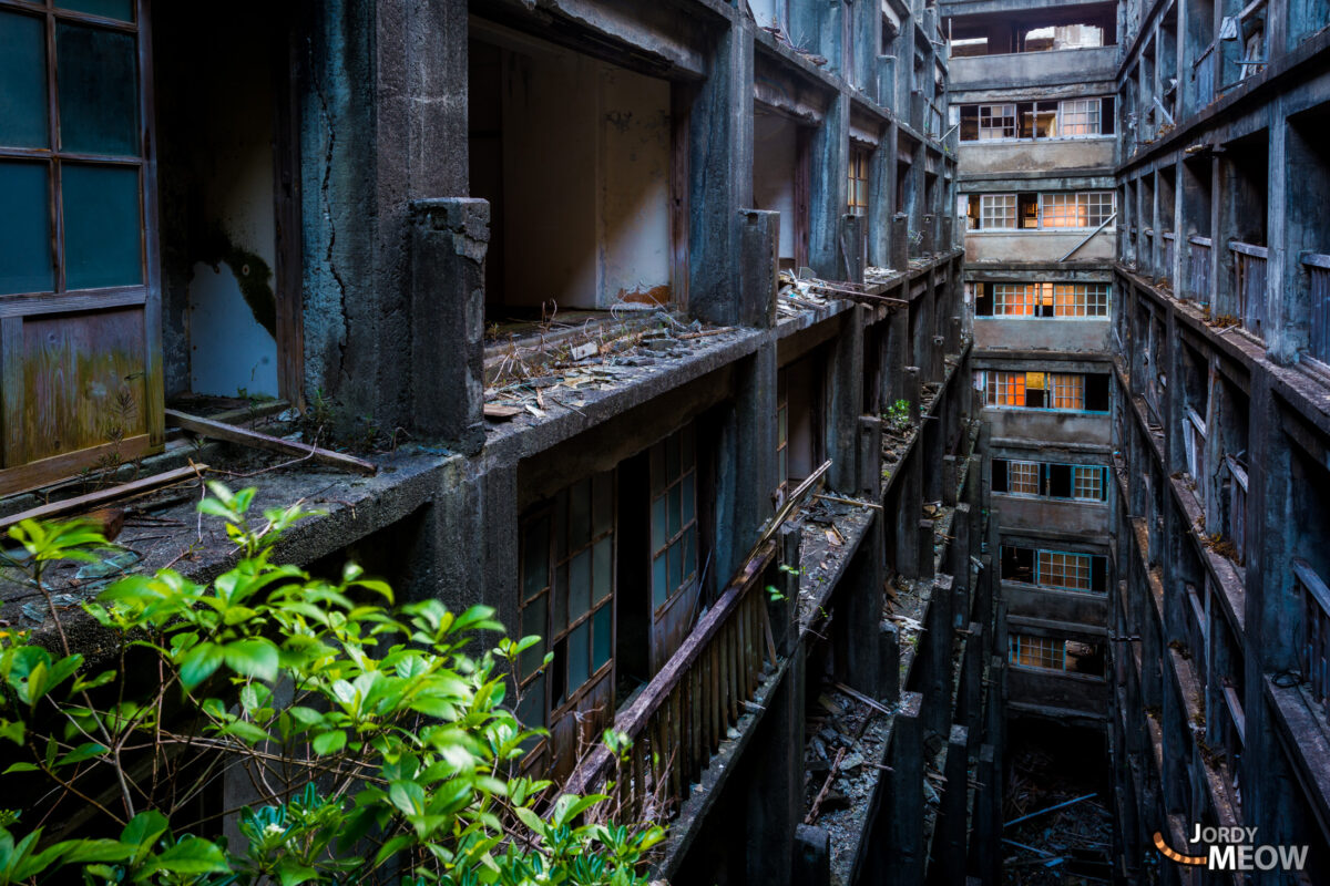 Hashima Balconies on Fire