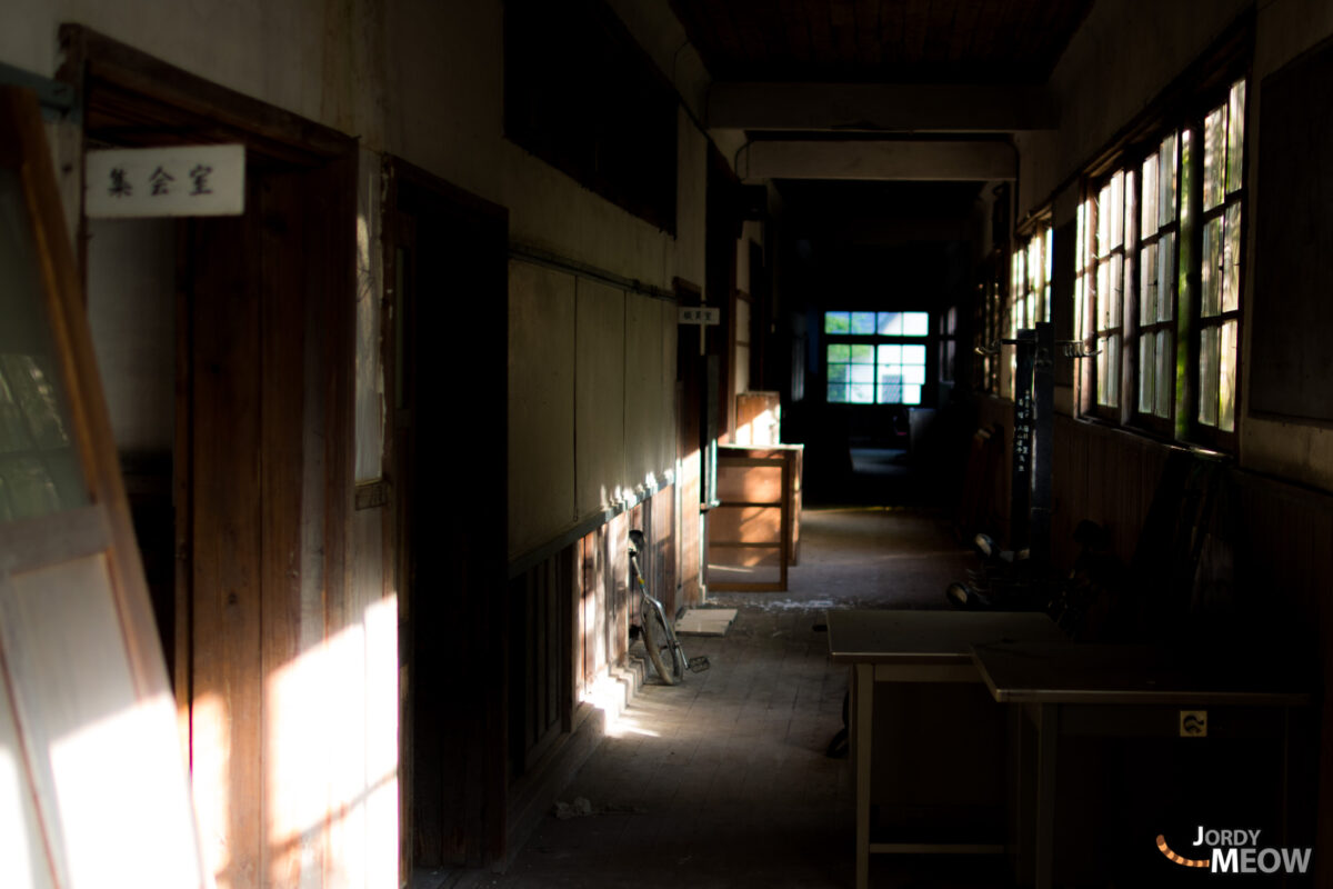 Dark School Corridor