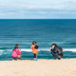 Exploring the tranquil beauty of Tottori Sand Dunes in Japan.