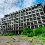 Exploring Gunkanjimas eerie abandoned school building in Nagasaki, Japan.