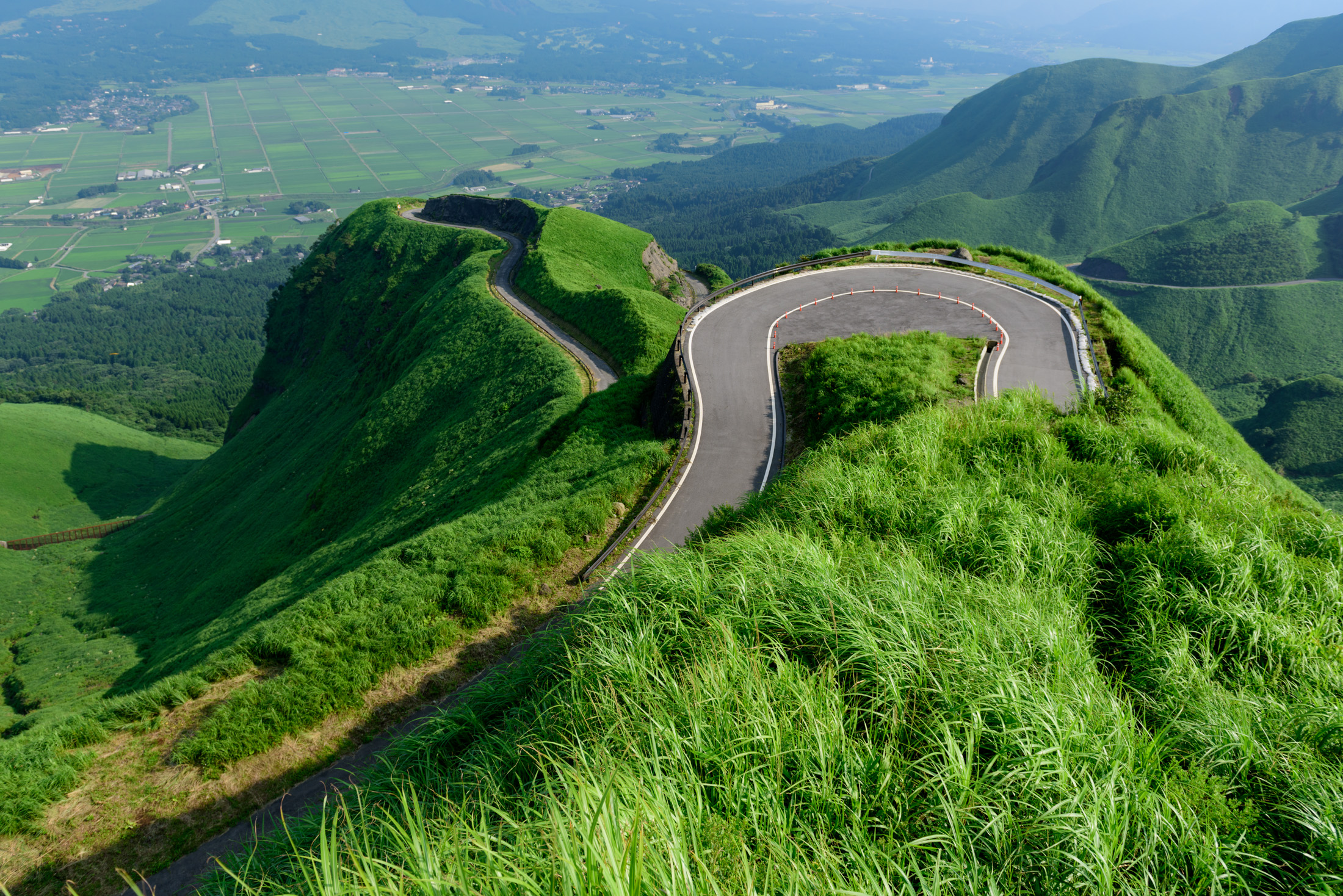 Breathtaking drive through lush mountains on Scenic Laputa Road.