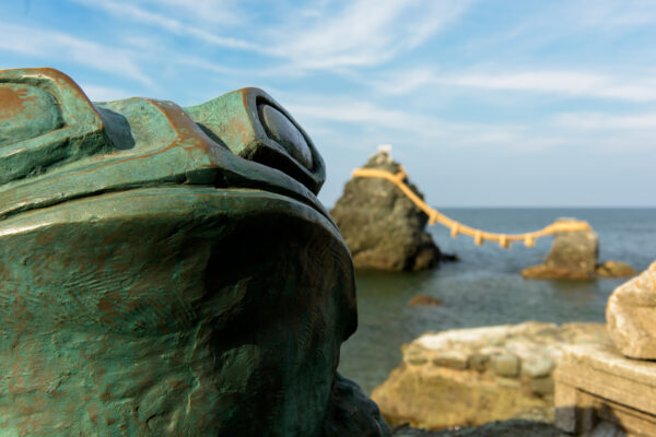 Wedded Rocks: Serene Coastal Beauty in Mie, Japan.