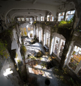 Abandoned Wagakawa Hydro Plant in Japan: A Stunning Autumn Oasis.