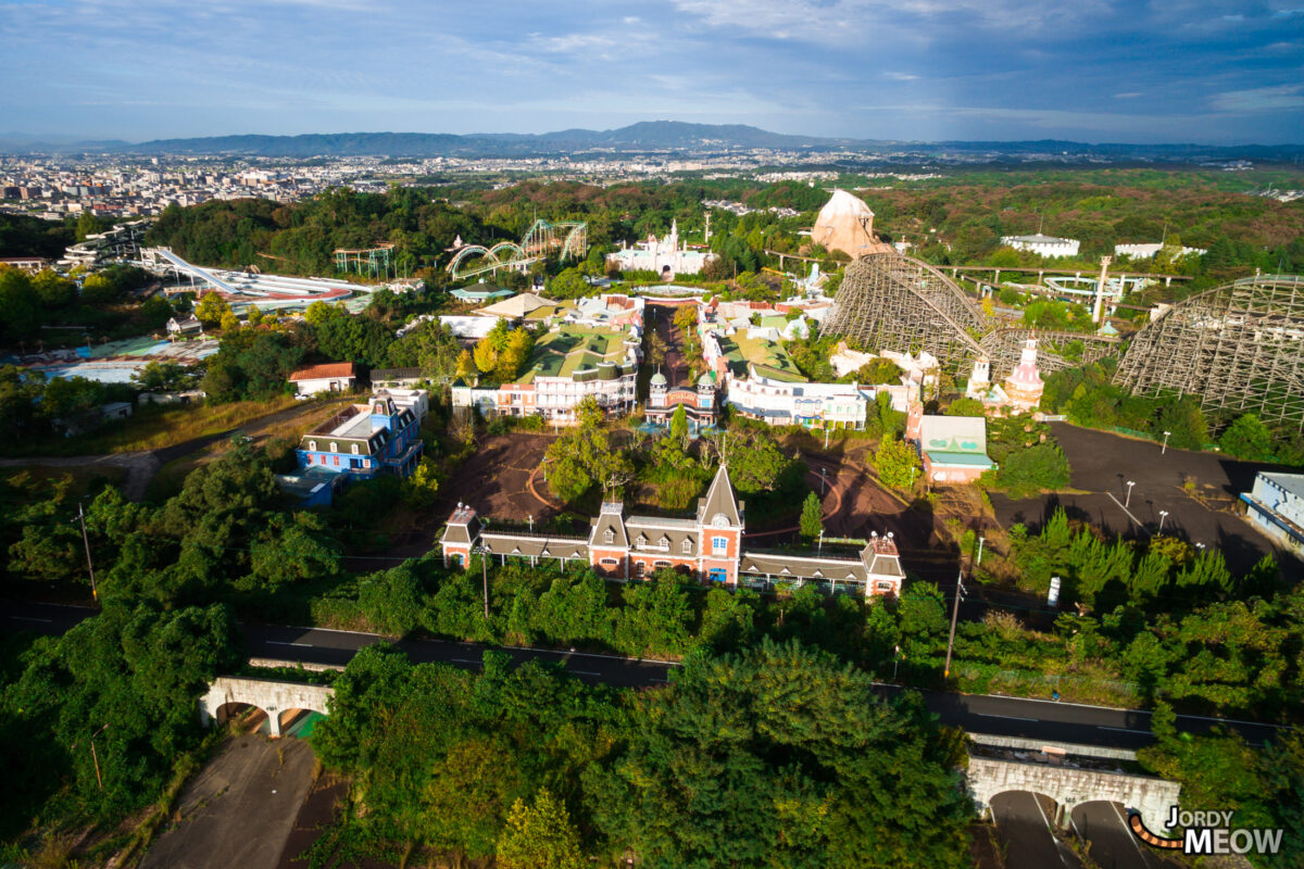 abandoned, amusement-park, asia, attraction-park, drone, haikyo, japan, japanese, kansai, nara, ruin, theme-park, urban exploration, urbex