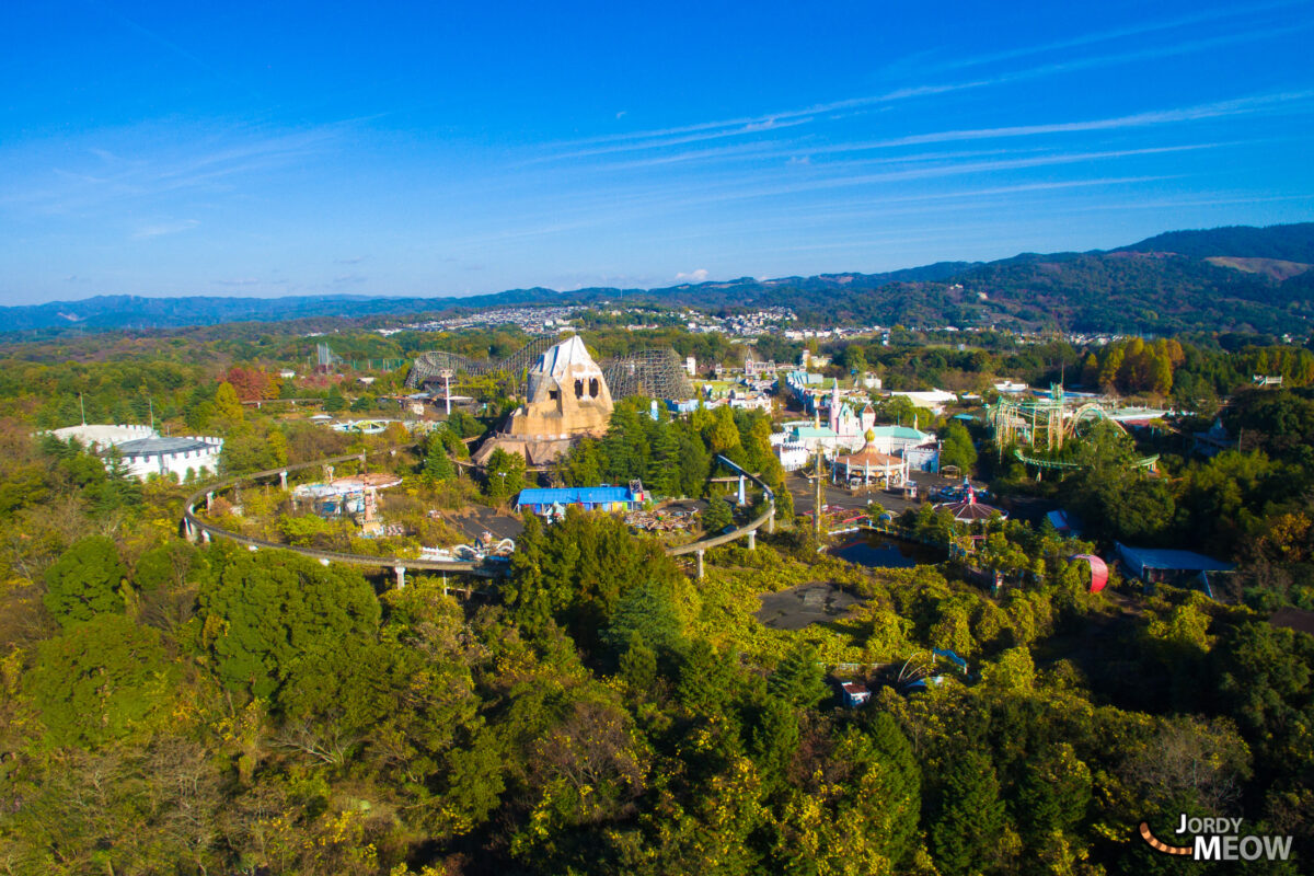 abandoned, amusement-park, asia, attraction-park, drone, haikyo, japan, japanese, kansai, nara, ruin, theme-park, urban exploration, urbex