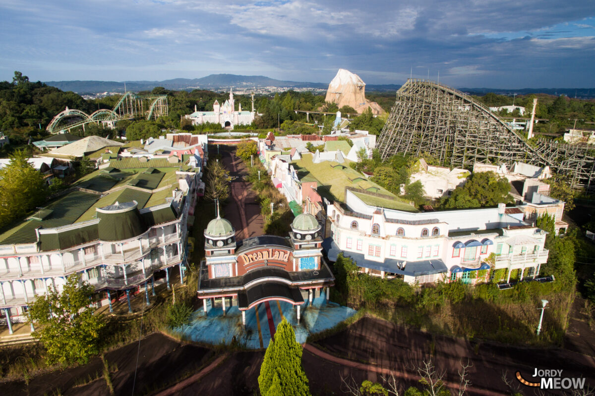 abandoned, amusement-park, asia, attraction-park, drone, haikyo, japan, japanese, kansai, nara, ruin, theme-park, urban exploration, urbex