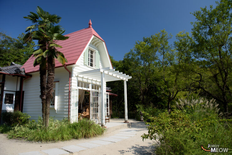 Replica of Satsuki and Meis house from My Neighbor Totoro at Worlds Fair in Nagoya.