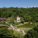 Charming Totoro House replica in Nagoya, Japan - a whimsical Studio Ghibli experience.