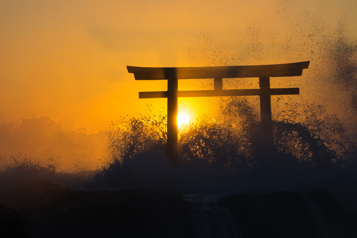 ibaraki, japan, japanese, kanto, natural, nature, ocean, religion, religious, sea, shinto, spiritual, sunrise, thing, tori