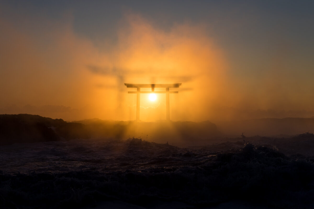 ibaraki, japan, japanese, kanto, natural, nature, ocean, religion, religious, sea, shinto, spiritual, sunrise, thing, tori