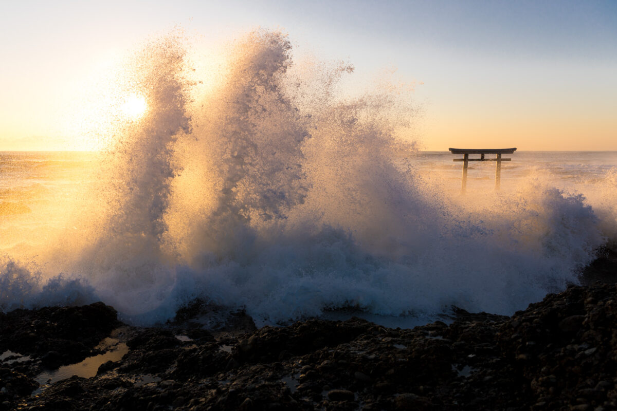 ibaraki, japan, japanese, kanto, natural, nature, ocean, religion, religious, sea, shinto, spiritual, sunrise, thing, tori