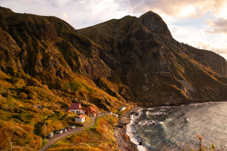 Dramatic Rebun Island Coastal Landscape, Hokkaido, Japan