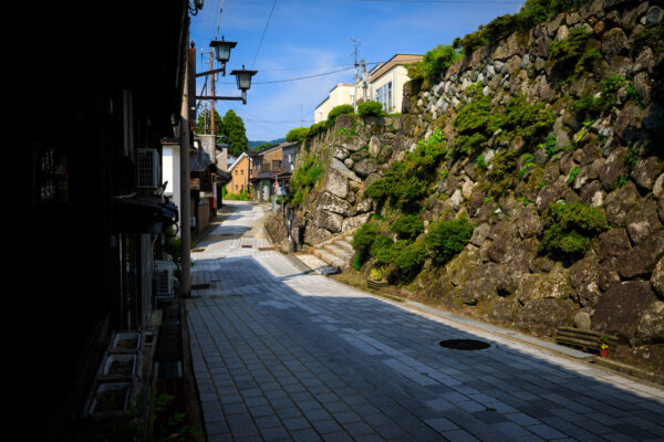 Historic Japanese Stone Alleyway, Charming Architecture