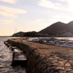 Scenic Japanese Harbor Sunset Tomonoura