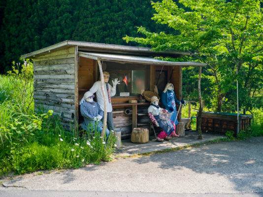 Haunting Japanese Village with Life-Sized Dolls