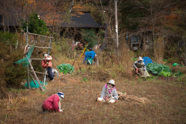 Haunting Nagoro doll village revival amidst nature