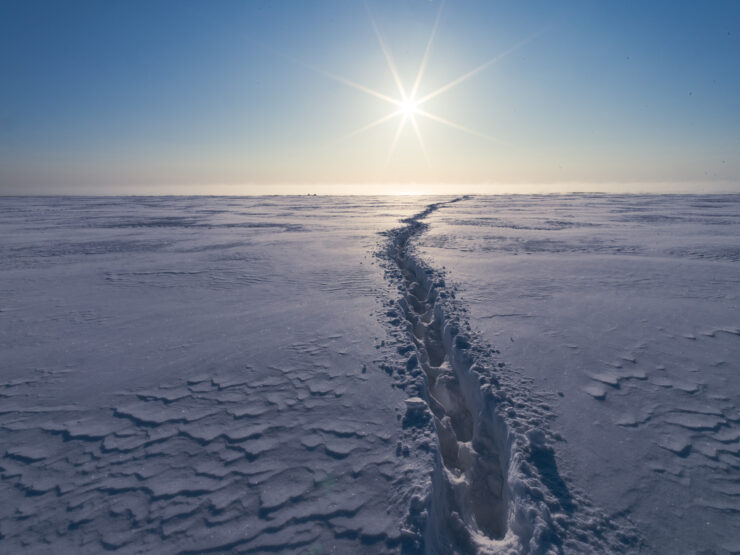 Frozen Tokachi River Beach, Hokkaidos Icy Wonderland