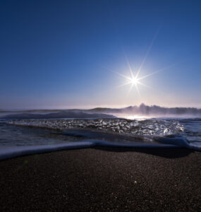 Mesmerizing Otsu Beach Winter Seascape