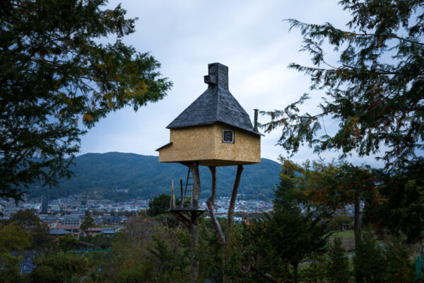 Secluded Elevated Japanese Wooden Retreat