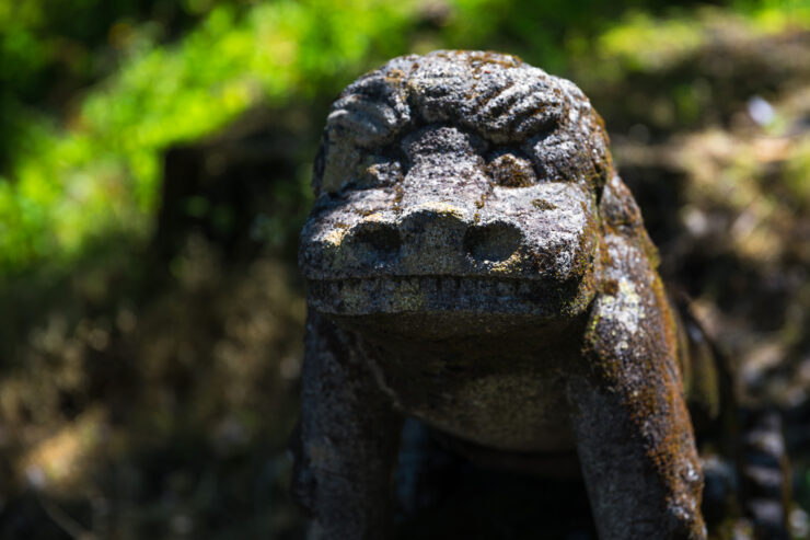 Ancient stone carving power spot Hogeto Iwa