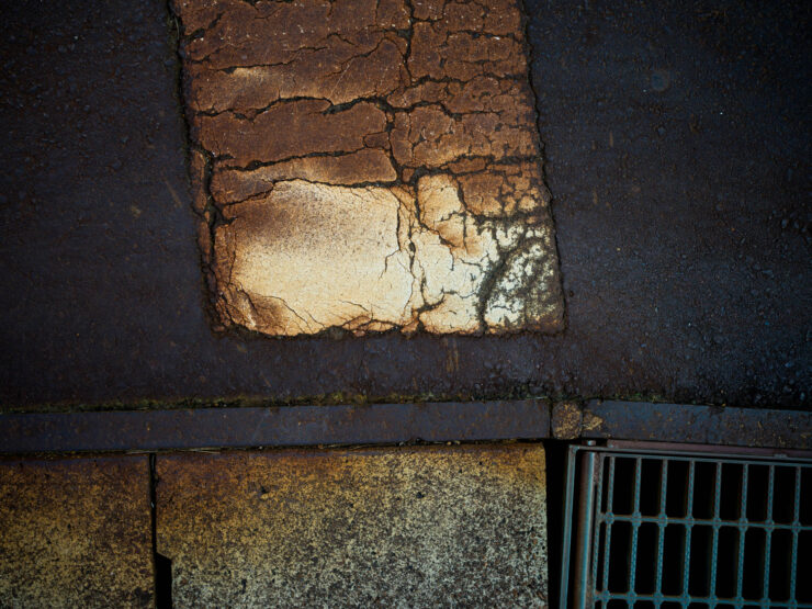 Ancient crumbling ruins evoke Hida-Furukawas cultural heritage.