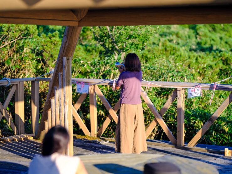 Scenic Gazebo on Lush Rishiri Island, Japan