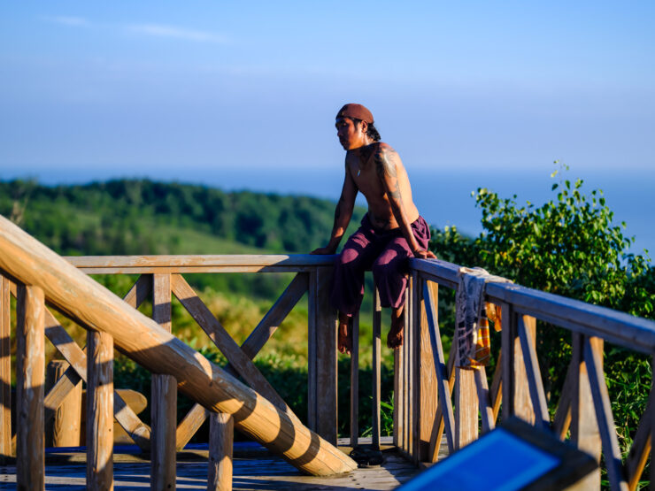 Serene Rishiri Island viewpoint, natures tranquil haven