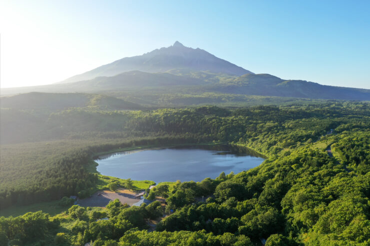 Rishiri Islands Volcanic Majesty: Towering Peaks, Serene Lakes