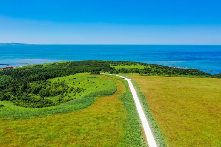 Lush Green Soya Hills Coastal Path