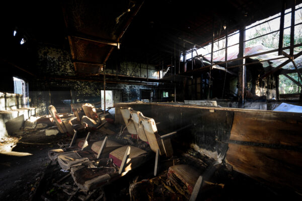 Decaying remnants of Akenos adult venue, rural Ibaraki.