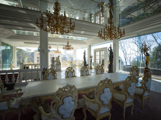 Luxurious historic dining hall, Marugen Mansion