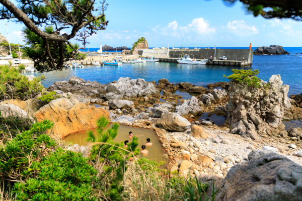 Rugged Harbor on Shikinejima Island, Japan