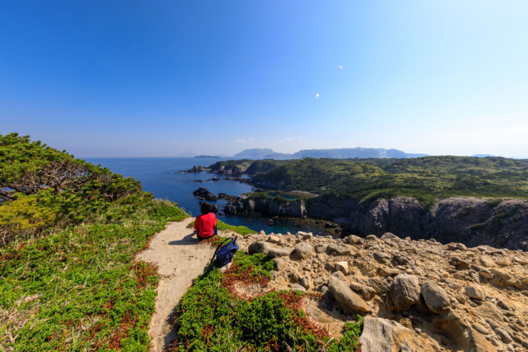 Stunning Shikinejima Island, Japan coastal scenery