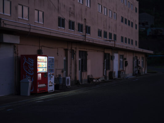 Atmospheric nighttime urban street photography