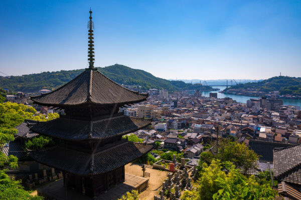 Onomichi Pagoda Waterfront Cityscape, Japan