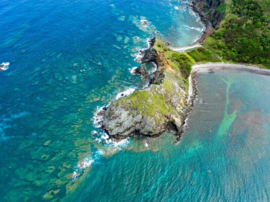 Pristine Indonesian beach paradise