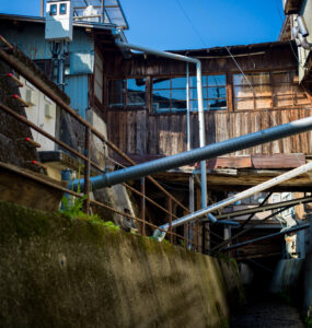 Weathered Urban Alleys Industrial Remnants