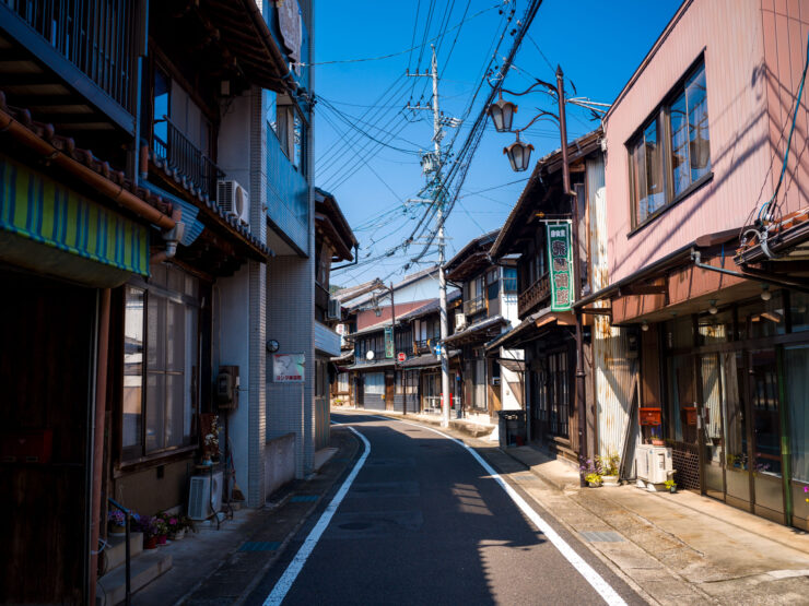 Traditional Japanese Street, Historic District Architecture