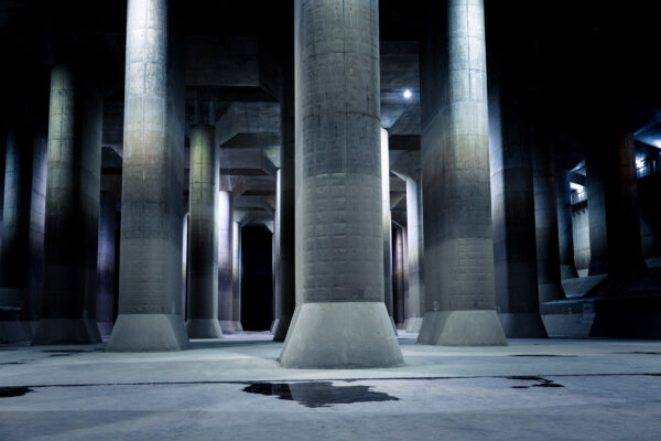 Cavernous Flood Diversion Tunnel in Saitama, Japan